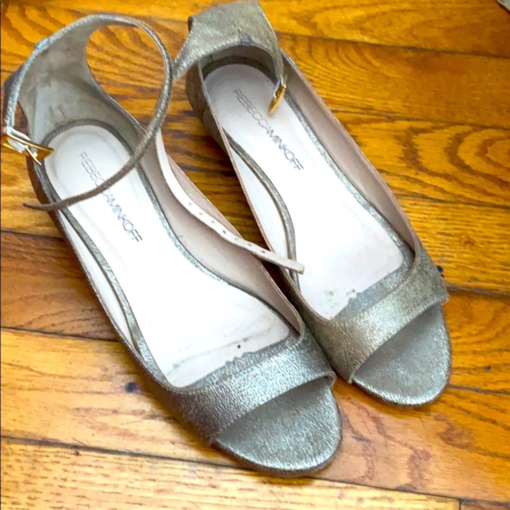 Gently worn Rebecca Minkoff mini wedge